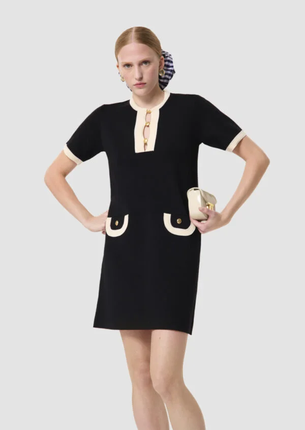 Vestido Azul Tara Jarmon ROLLER AZUL 25V