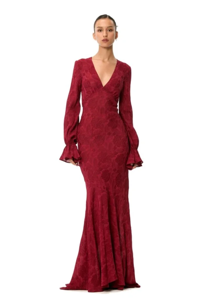 Vestido Granate Etxart Panno JAKAVIS DRESS 25 W GRANATE